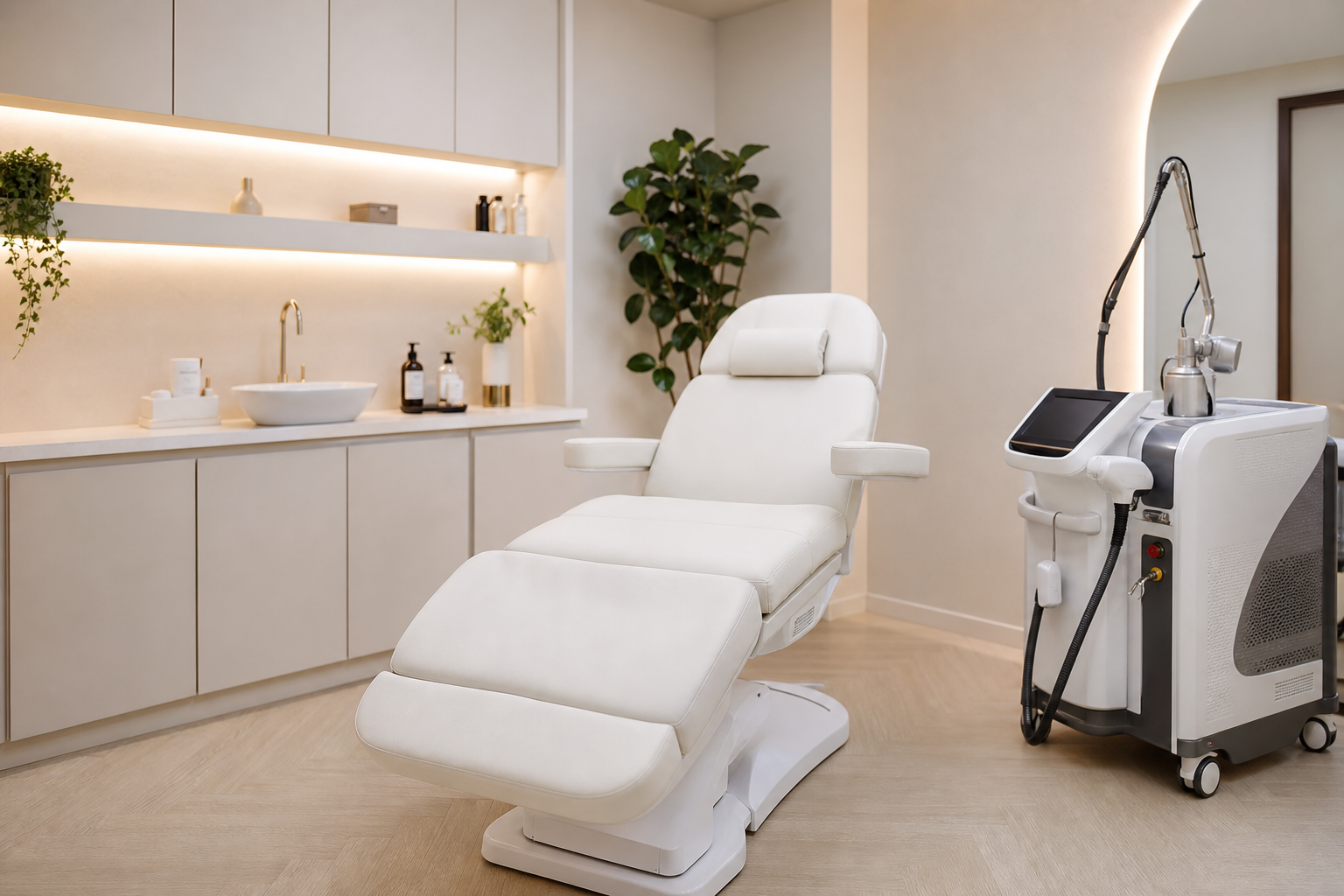 Skincare and PRP treatment room at EsteCenter Istanbul